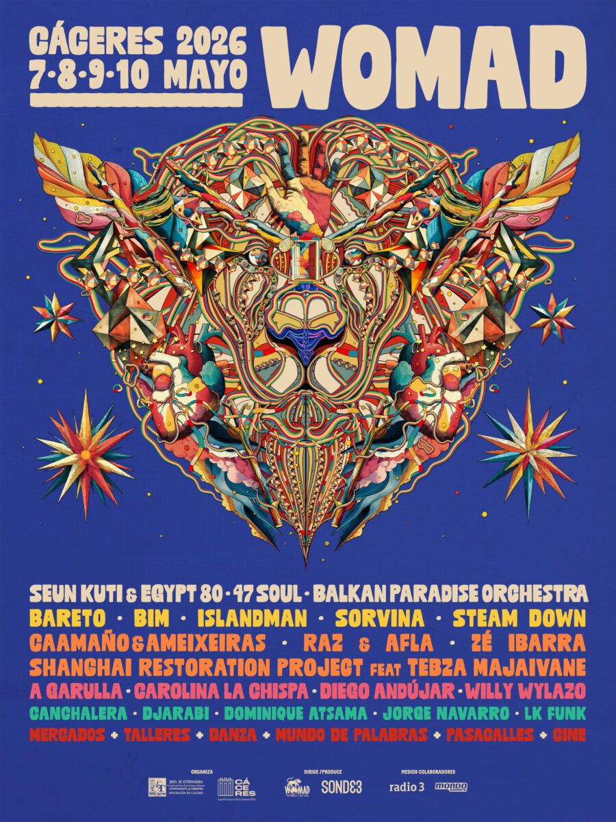 WOMAD regresa a Cáceres del 7 al 10 de mayo con 21 artistas de 14 países