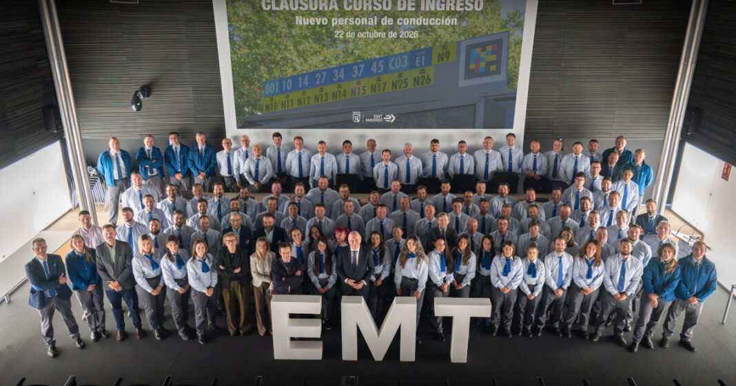 Madrid incorpora 87 conductores a los autobuses de la EMT desde el 23 de octubre
