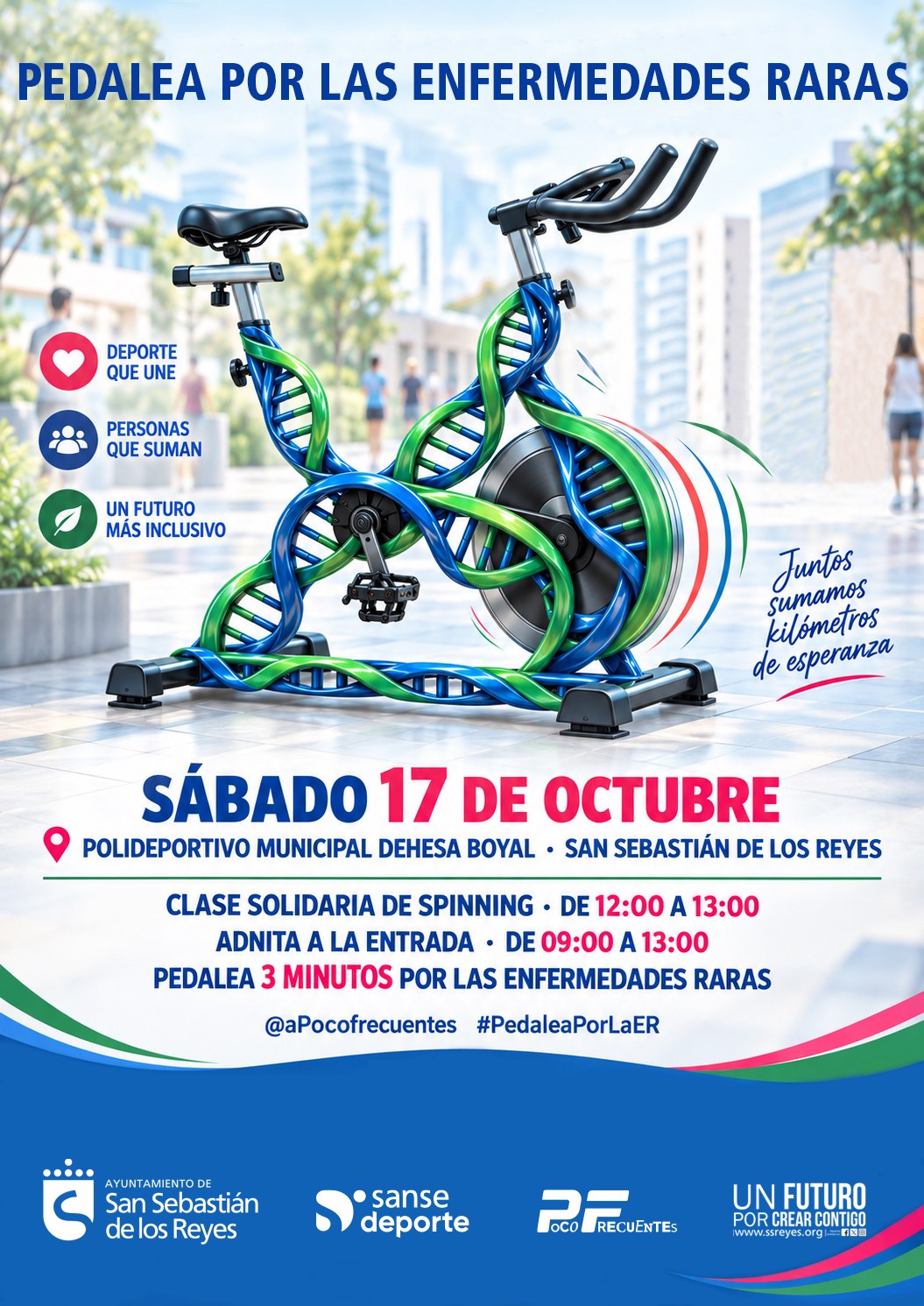 San Sebastián de los Reyes celebra el 17 de octubre una jornada ciclista por las enfermedades raras